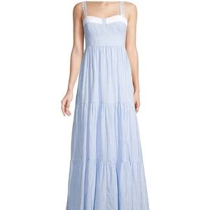Lilly Pulitzer Jasymn Coastal Blue Maxi like new